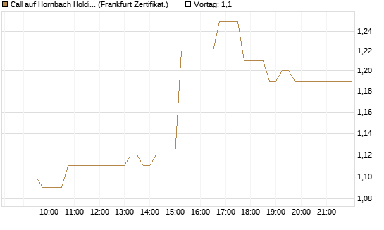 Call auf Hornbach Holding [DZ BANK AG] Chart