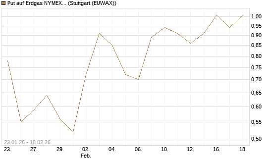 Put auf Erdgas NYMEX 03/26 [BNP Paribas Emissions- und Handelsges.] Chart